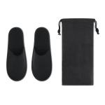 FLIP FLAP Hotelslipper im Etui Schwarz