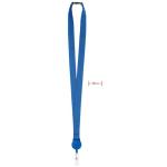 ZIP LANYARD Lanyard mit Badge-Halter Königsblau