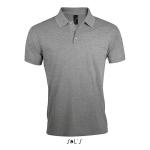 PRIME MEN POLYCOTTON POLO, Grey melange Grey melange | L