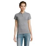 PRIME WOMEN POLYCOTTON POLO, Grey melange Grey melange | L