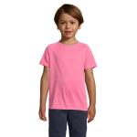 SPORTY KIDS T-SHIRT 140g, neon pink Neon pink | XL