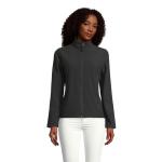 RACE WOMEN SOFTSHELL ZIP, black Black | L