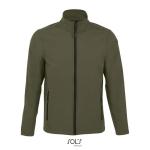 RACE MEN SOFTSHELL ZIP, dark green Dark green | L