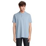 PULSE UNISEX POLO, sky blue pique Sky blue pique | S