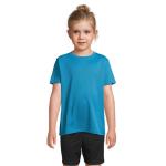 SPRINT KIDS .PRINT KIDS SPORTS T-SHIRT, aqua Aqua | L