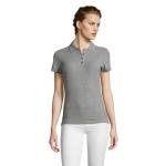 PEOPLE WOMEN POLO 210g, Grey melange Grey melange | L