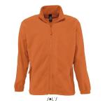 NORTH MEN Fleece-Jacke, orange Orange | XS