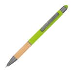 Ball pen with bamboo grip zone Apple green