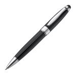 Metal ball pen with touch pad function Black