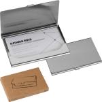 Metal business card holder Convoy grey