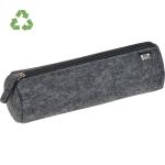 Pencil case made from recycled felt Anthracite