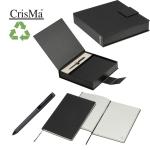 Set of notebook and biros Black