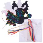 Ornament Set of scratch paper Multicolor