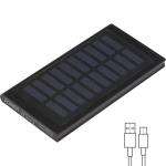 Solar powerbank - 8,000 mAh Black