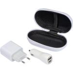 USB + C Type Travel Set Weiß