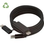magnetic quick-charging cable Black