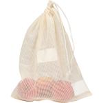 Mehrwegnetz aus Baumwolle Beige