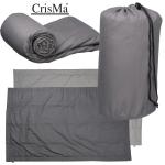 CrisMa travel blanket CAROL Anthracite