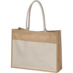 Jute bag with leader ANA Fawn