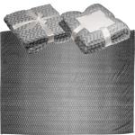 Große Kuscheldecke aus Flanellfleece Grau