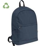 Rucksack aus recycelter Baumwolle Dunkelblau
