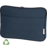 Laptoptasche aus recycelter Baumwolle Dunkelblau