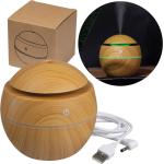 Aroma humidifier with color changing LED light Brown