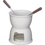 Chocolate fondue set White