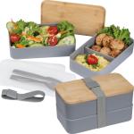 Lunchbox with two compartments Convoy grey
