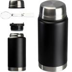 Double walled food contaier, 750ml Black