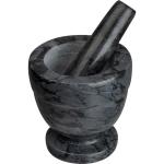 Marble stone mortar Anthracite