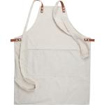 High value apron made from cotton Fawn