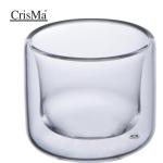 CrisMa Doppelwandige Espressotasse 50ml Transparent