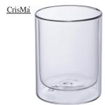 CrisMa Doppelwandige Glastasse 330ml Transparent