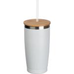 To go cup with straw White