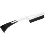 Plastic ice scraper with brush White