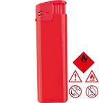 Electronic lighter, refillable Red