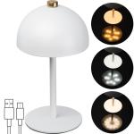 Stainless steel table lamp White