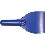 Ice scraper transparently frosted Aztec blue