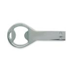 USB Stick Turn mit Flaschenöffner 128 MB | Silber