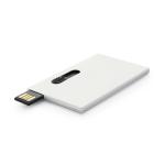 USB Stick Karte Elegance Flat silver | 128 MB