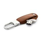 USB Stick Leder Köln Brown | 128 MB