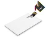 USB Stick Karte Metall Pantone (Wunschfarbe) | 4 GB