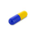 USB Stick Kapsel Blau/gelb | 128 MB