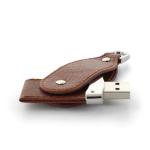 USB Stick Leather Hamburg 128 MB