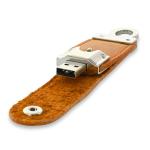 USB Stick Leather London Braun | 32 GB USB3.0