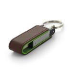 USB Stick Leder Frankfurt Braun | 128 MB