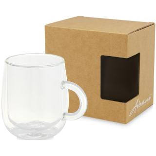 Iris 330 ml glass mug Transparent