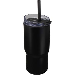 Westin 540 ml RCS recycled double wall insulated tumbler with straw 