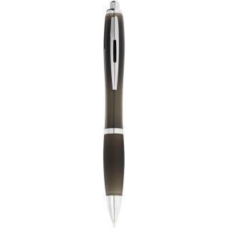 Nash ballpoint pen coloured barrel and black grip 